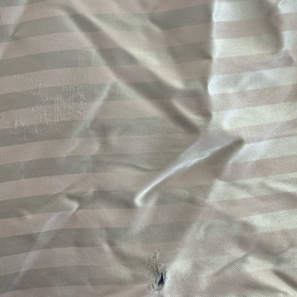 Vintage 80s Victorian Style Layers Light Pink Striped Ruffled Gunne Sax Dress 8 - Picture 12 of 13